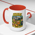 Camping Lovers Accent Coffee Mug - 11 or 15oz - Humorous Gift for Outdoor Enthusiasts