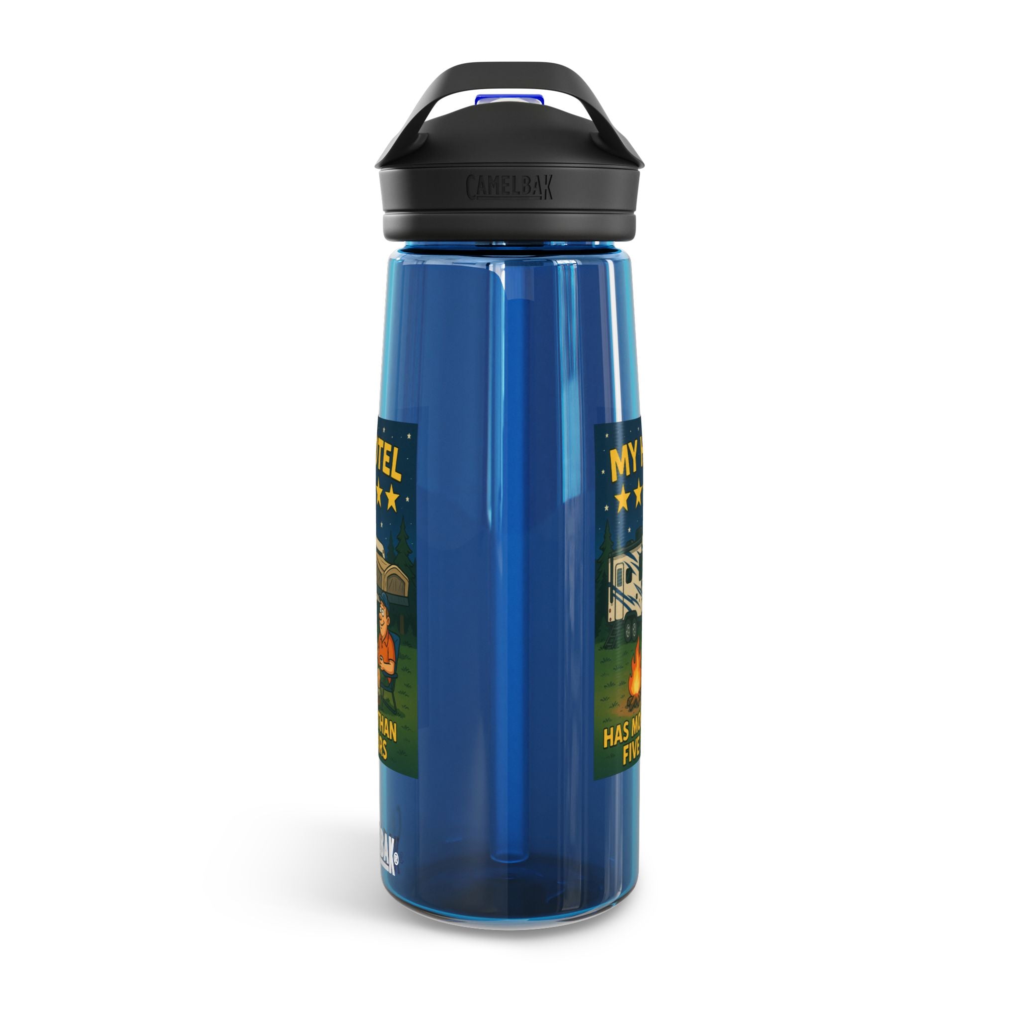 Camping Water Bottle with Inspirational Camping Quote, 20oz|25oz Camp Flask, Outdoor Gear, Travel Mug, Hiking Bottle, Adventure Gift