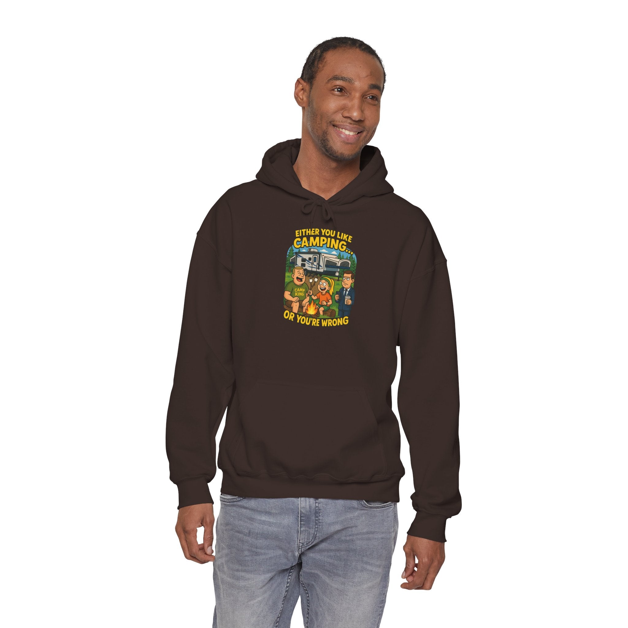 Camping Adventure Unisex Heavy Blend™ Hooded Sweatshirt
