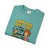 Camp Hair Don't Care T-Shirt, Unisex Garment-Dyed Tee, Camping Apparel, Funny Summer Shirt, Outdoor Lovers Gift, Vacation Essential