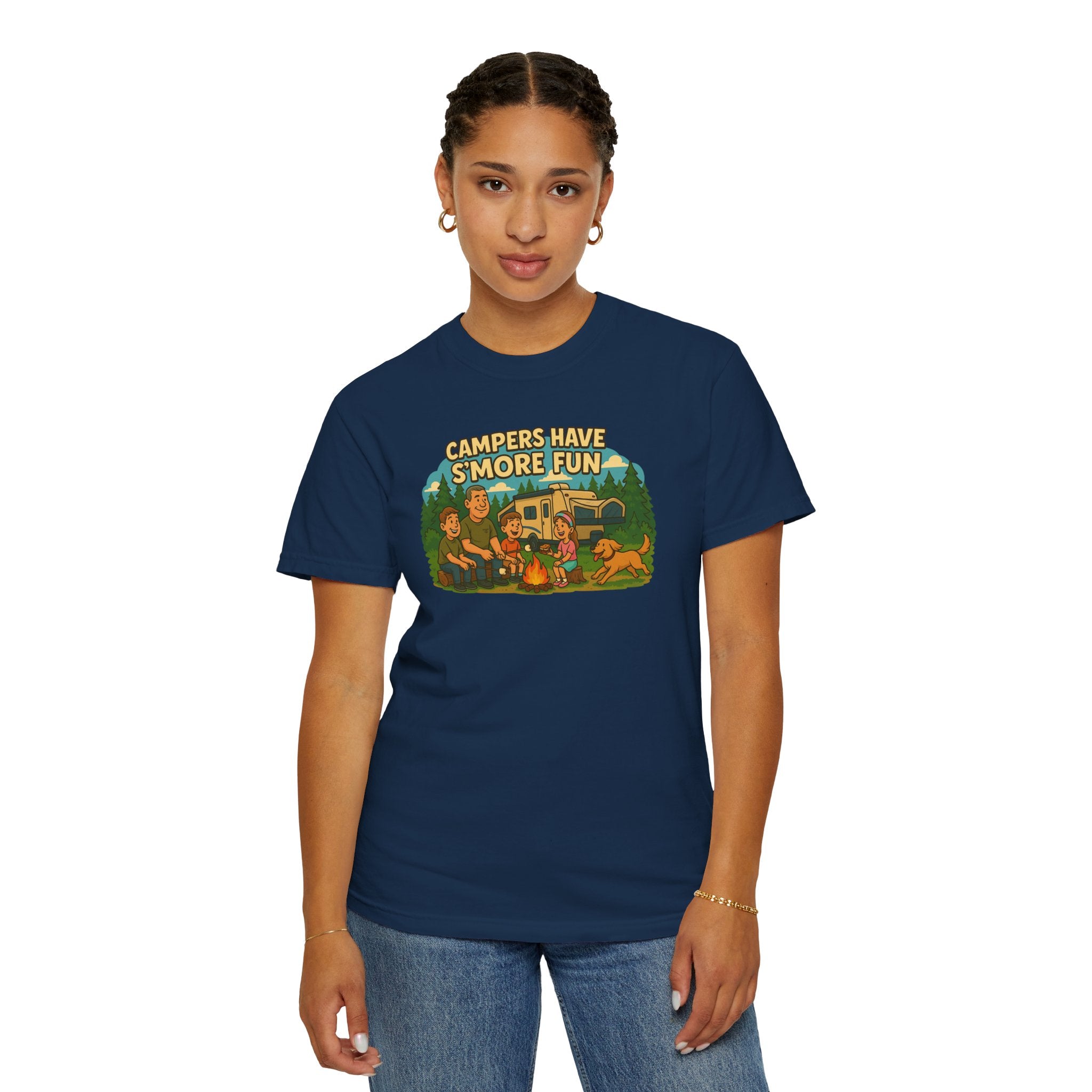 Camping T-Shirt for Outdoor Lovers, Perfect Gift for Campers, Adventure Tee, Vacation Shirt, Summer Fun Merchandise