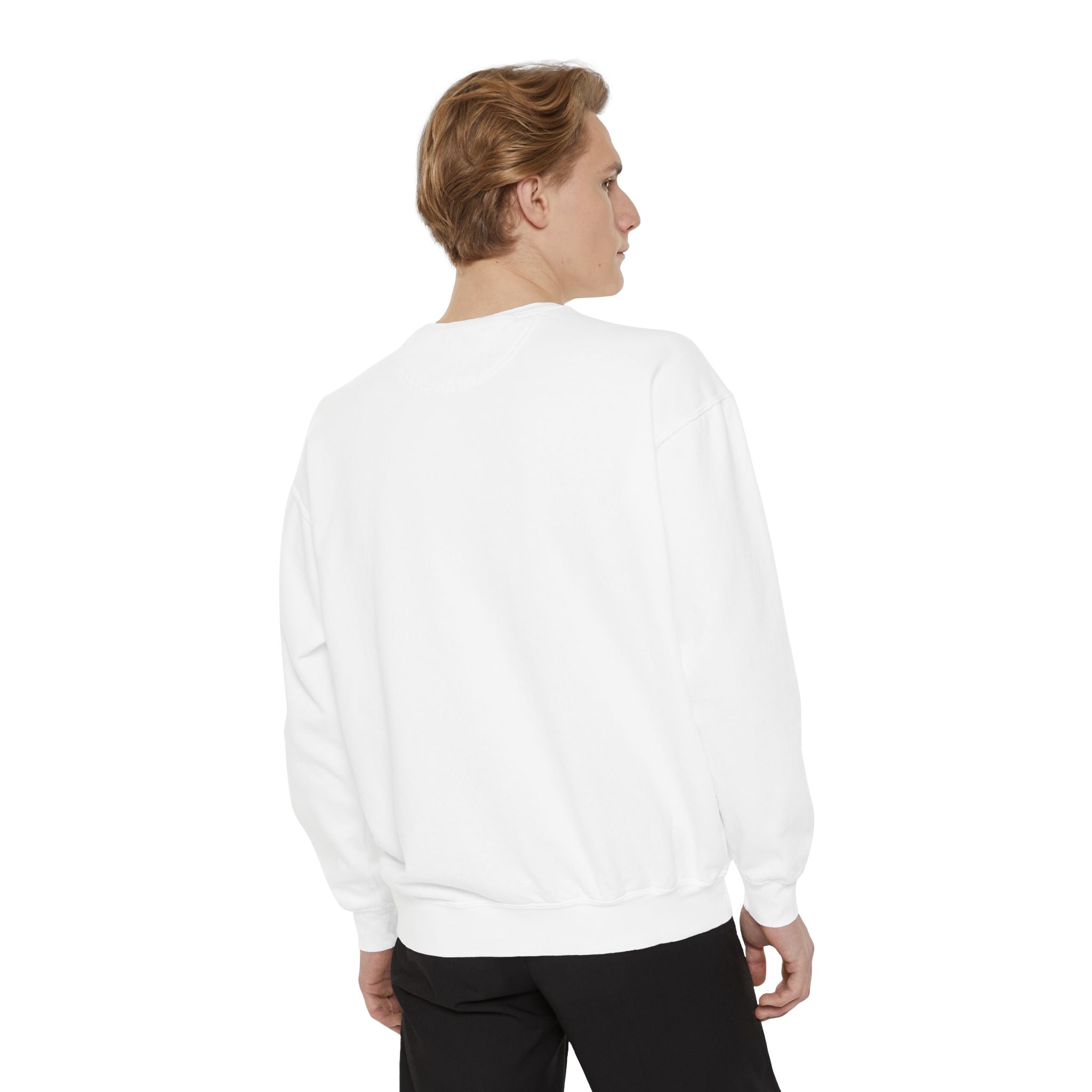 Garment-Dyed Sweatshirt - I Go Where I Am Towed