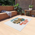 Camping Outdoor Rug - Wine Solves the Rest, Patio Decor, RV Accessories, Outdoor Living, Camping Gear