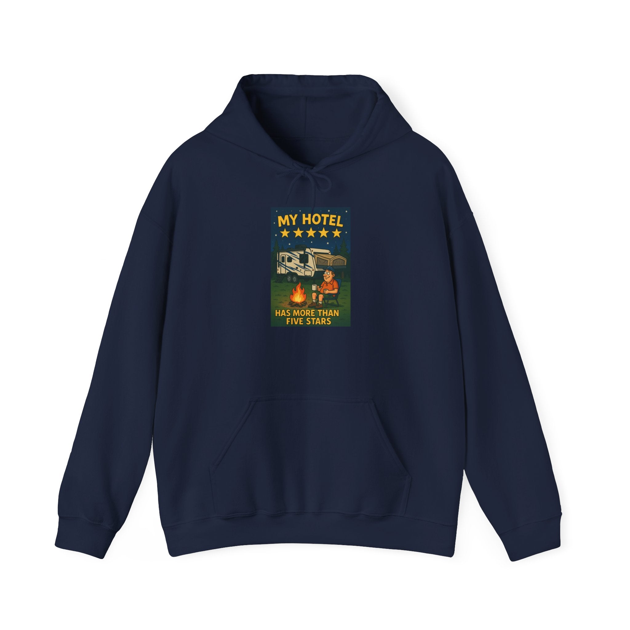 Cozy Camping Hoodie - My Hotel, Outdoor Adventure Apparel, Travel Gift, Nature Lovers Sweatshirt, Camping Gear