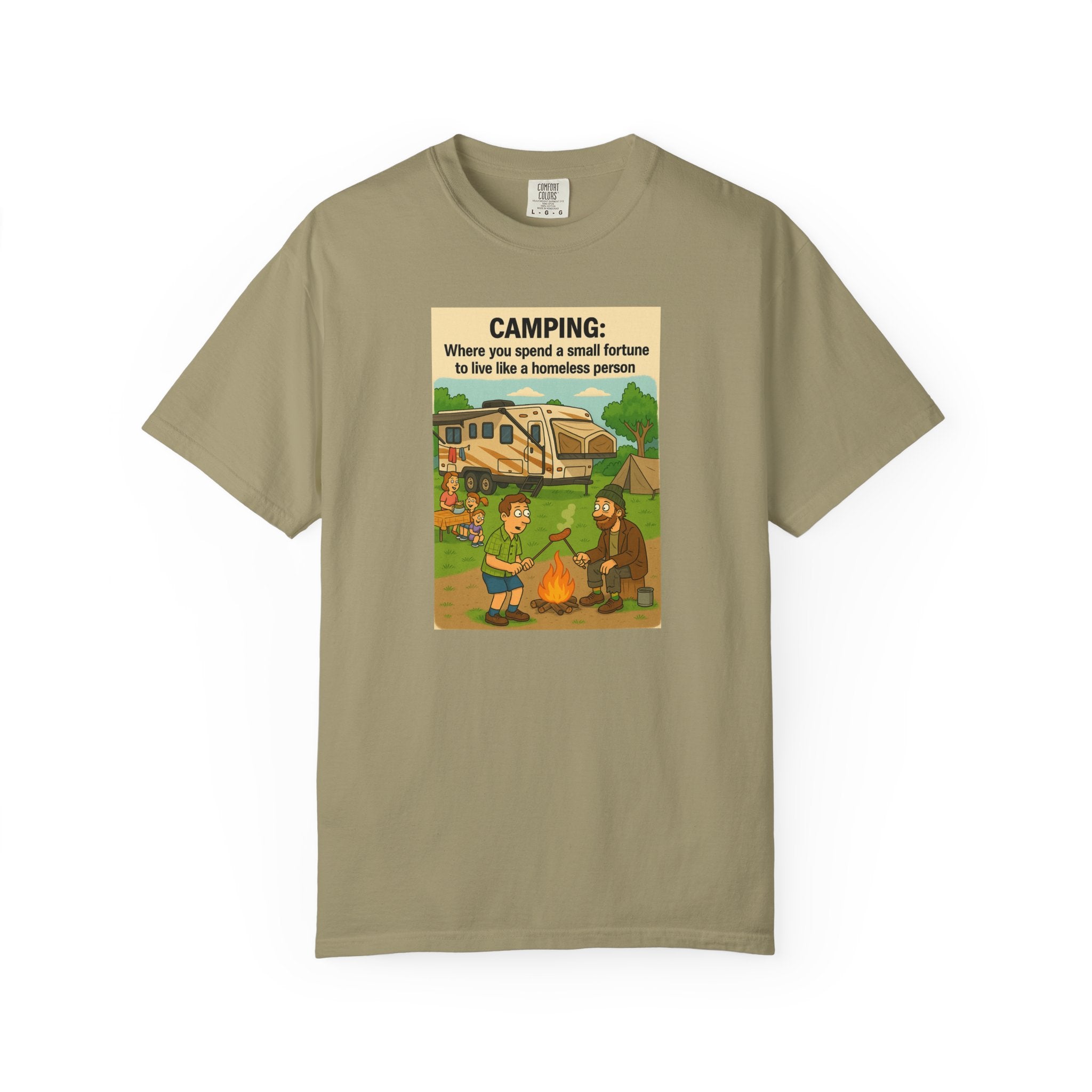 Camping Humor T-Shirt, Unisex Graphic Tee, Adventure Gift, Outdoor Lover Apparel, Funny Camping Shirt