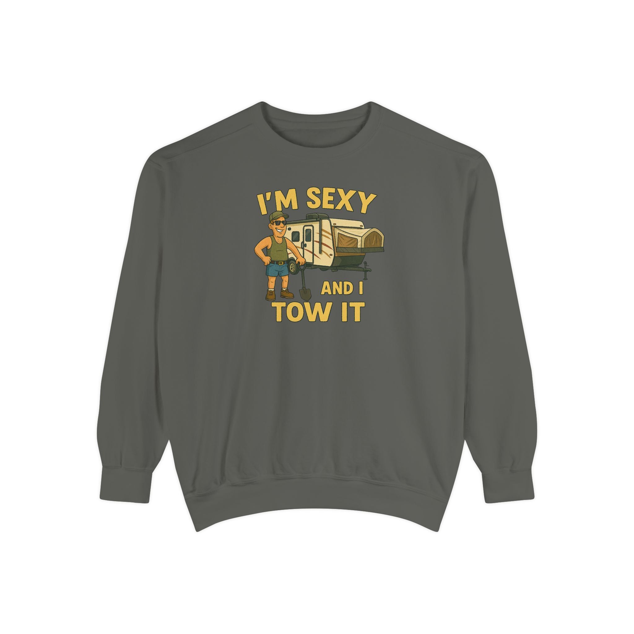 Funny Tow Truck Sweatshirt, Unisex Garment-Dyed Pullover, Casual Gift for Drivers, Trucking Humor Apparel, Cozy Fall Outfit, Perfect [...]