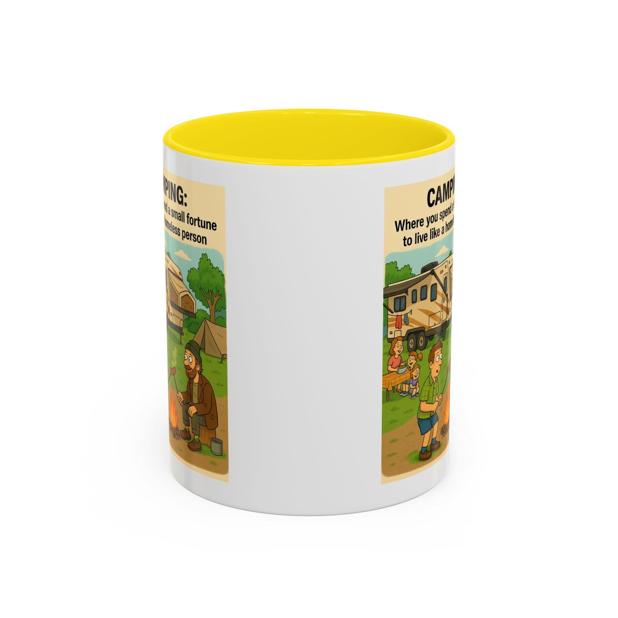 Camping Humor Coffee Mug, Hilarious Campfire Gift, Funny Mug for Outdoors Lovers, Adventure Lover's Coffee Cup, Unique Camping Present