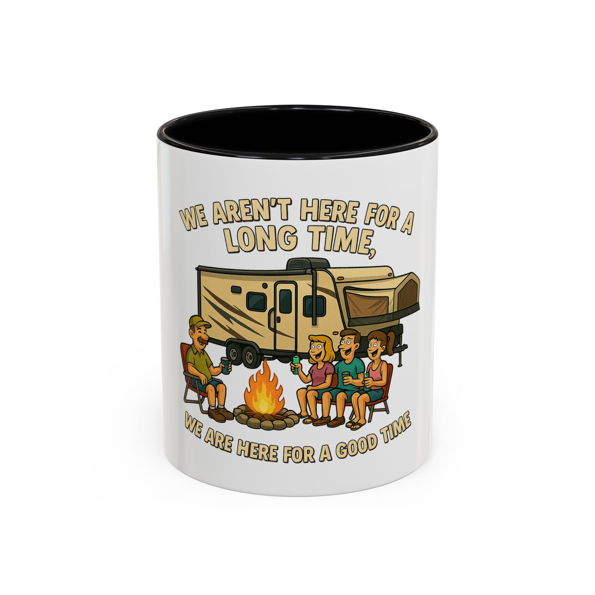 Camping Adventure Coffee Mug - Fun Quote Mug for Outdoor Enthusiasts