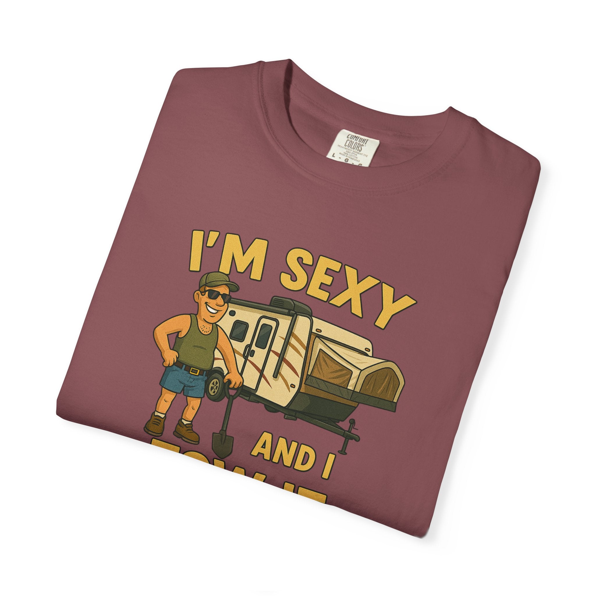 Playful Camping T-Shirt, I'm Sexy and I Tow It Tee, Unisex Outdoor Shirt, Funny Gift for RV Lovers, Travel T-Shirt, Casual Summer Wear
