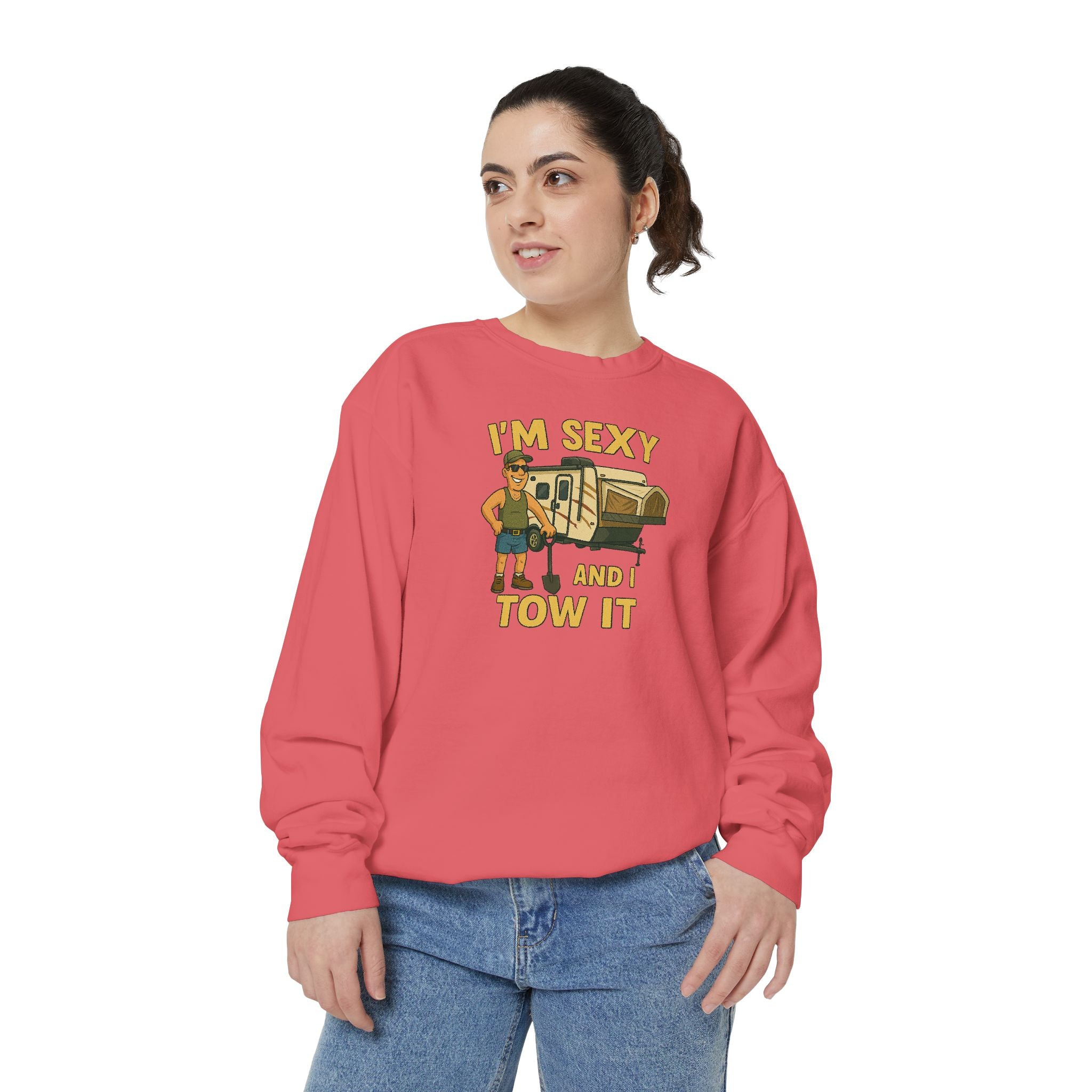 Funny Tow Truck Sweatshirt, Unisex Garment-Dyed Pullover, Casual Gift for Drivers, Trucking Humor Apparel, Cozy Fall Outfit, Perfect [...]