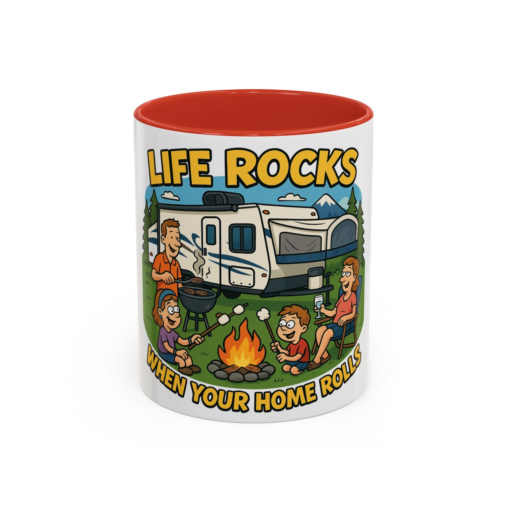 Camping Life Coffee Mug - Adventure Lover Gift, RV Travel Mug, Cozy Campfire Vibes, Perfect for Outdoor Enthusiasts, Gift for Dad