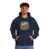 Campfire Adventure Hoodie with Retro Design, Cozy Gift for Outdoor Lovers, Perfect for Camping, Road Trips, and Casual Wear