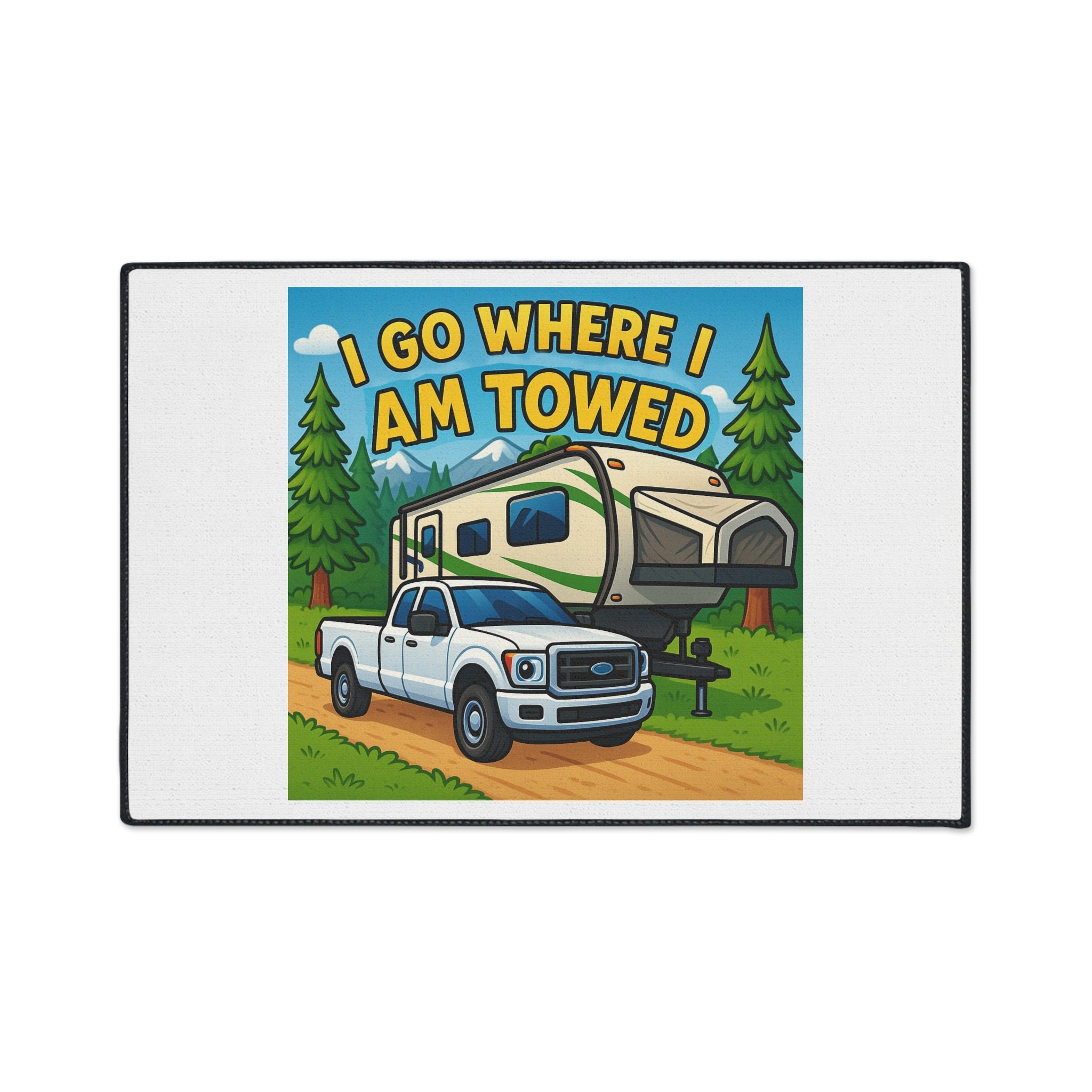 RV Adventures Heavy Duty Floor Mat - Durable Outdoor Rug for Campers and Travelers, Outdoor Welcome Mat, Camping Gifts, Travel Decor, [...]