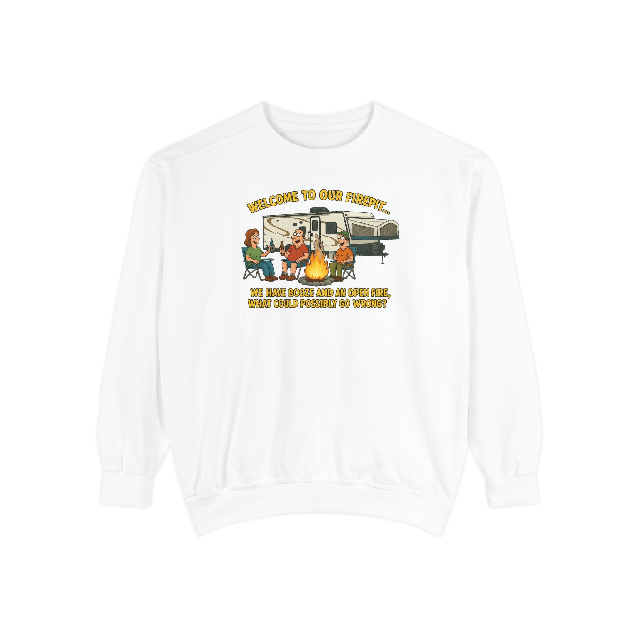 Welcome to Our Family Sweatshirt, Cozy Unisex Top, Family Gathering Apparel, Fun Gift for Friends, Casual Wear for All Occasions