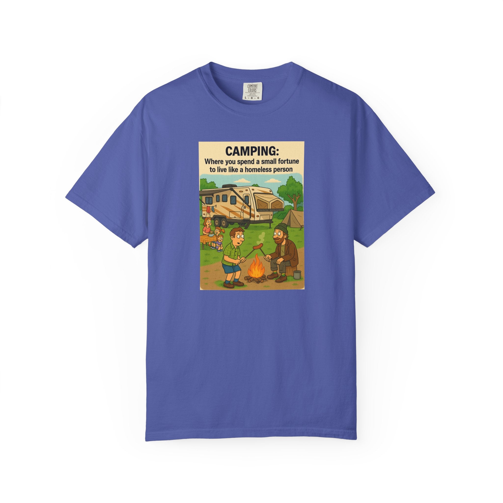 Camping Humor T-Shirt, Unisex Graphic Tee, Adventure Gift, Outdoor Lover Apparel, Funny Camping Shirt