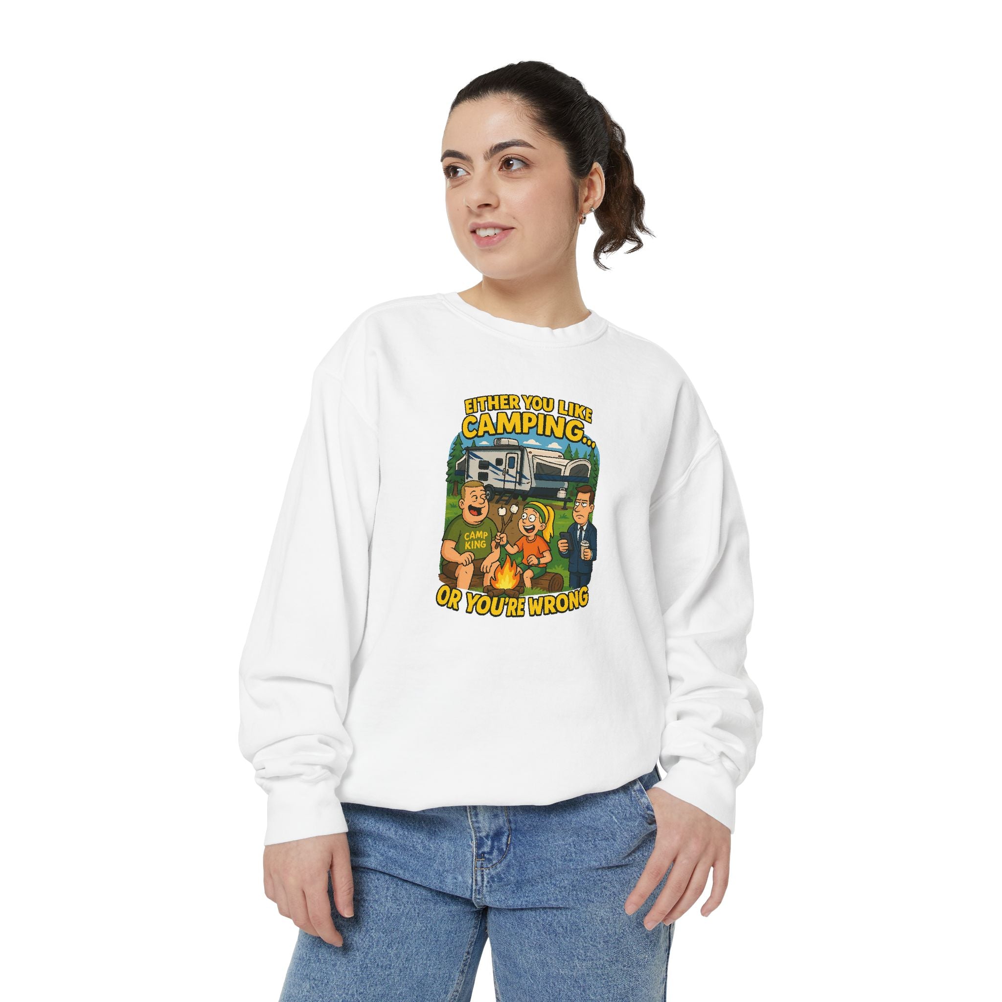 Camping Adventure Sweatshirt - Perfect for Outdoor Lovers