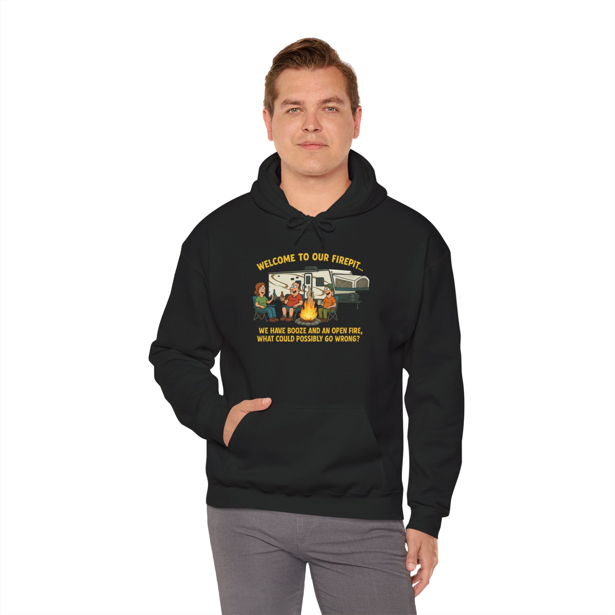 Cozy Campfire Sweatshirt | Unisex Hoodie for Outdoor Lovers, Camping Gear, Warmth for Fall, Great Gift for Nature Enthusiasts