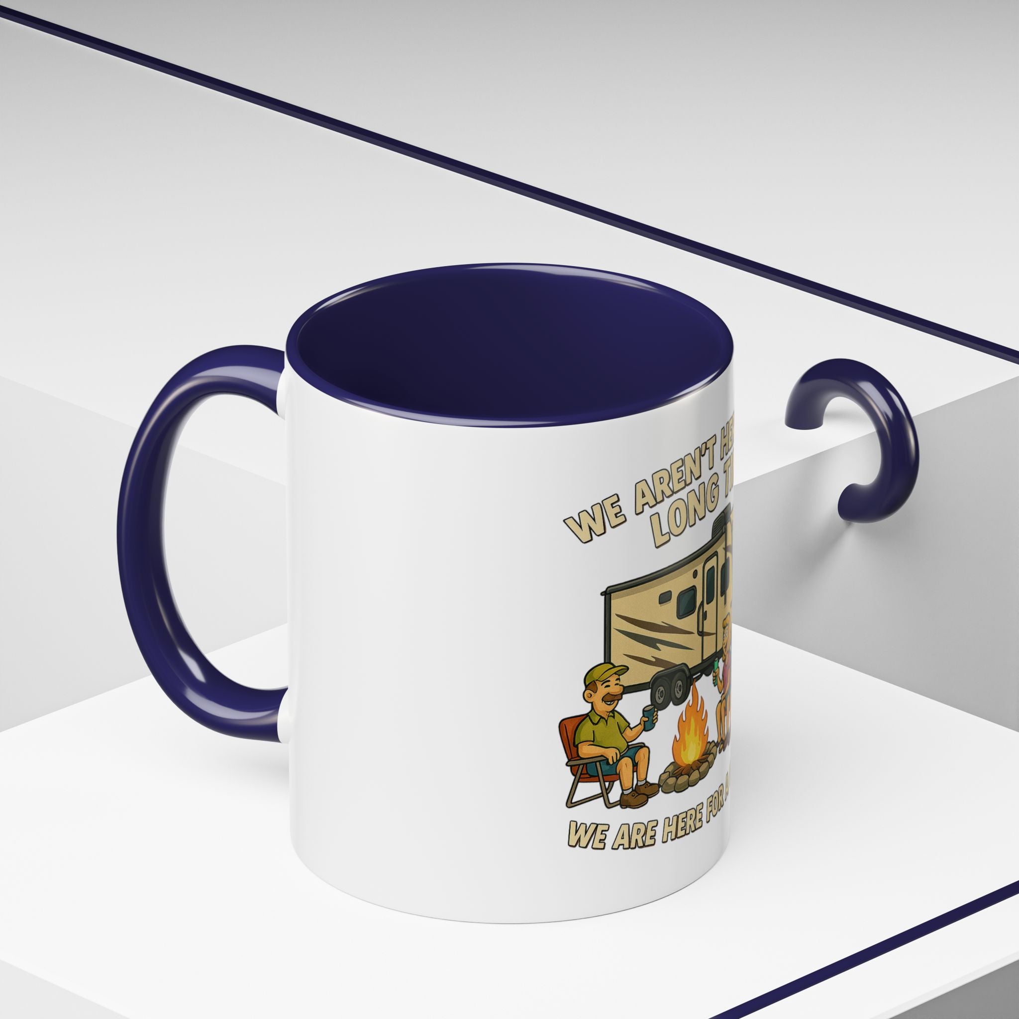 Camping Adventure Coffee Mug - Fun Quote Mug for Outdoor Enthusiasts