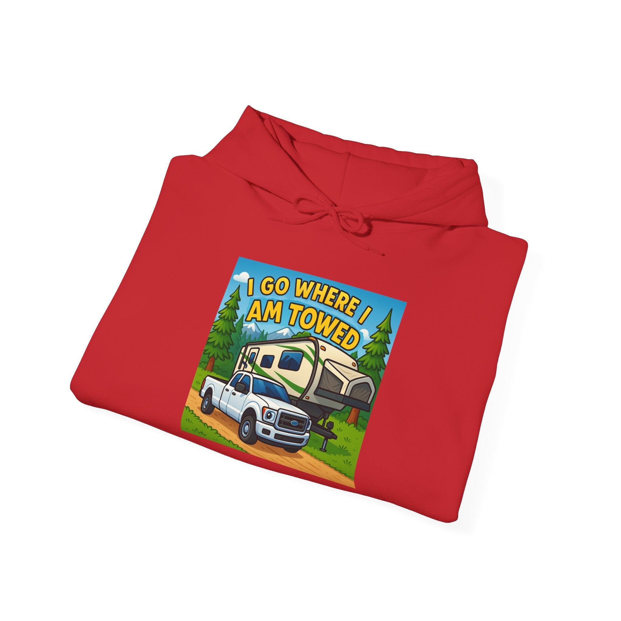 Adventure-Themed Hooded Sweatshirt - Perfect for Travel Enthusiasts, Camper Gifts, Cozy Outings, Outdoor Activities, Road Trip Essentials