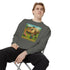 Vintage-Inspired Unisex Sweatshirt with 'High Class Trail Trash' Design