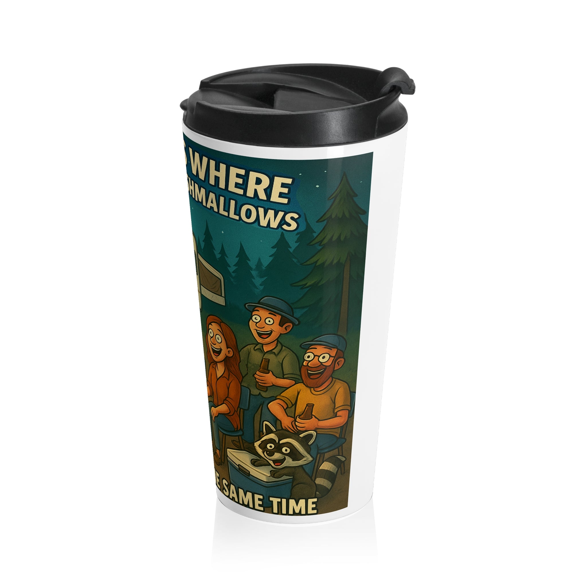 Camping Adventure Stainless Steel Travel Mug - Perfect for Nature Lovers, Outdoor Enthusiasts, Coffee Drinkers, Hiking, Gifts for [...]