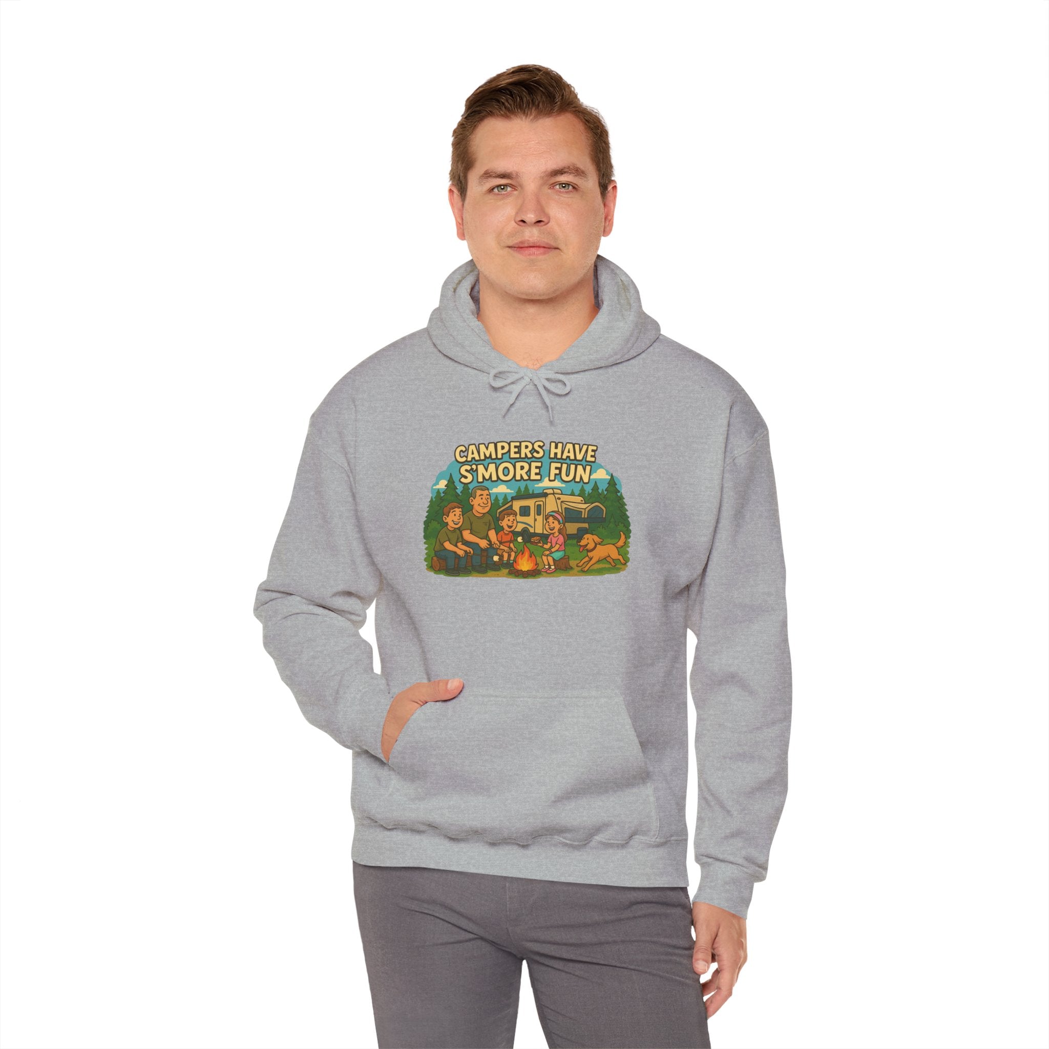 Campfire Vibes Hoodie - Perfect for Outdoor Lovers, Camping Trips, Nature Adventures, Gift for Campers, Cozy Hooded Sweatshirt
