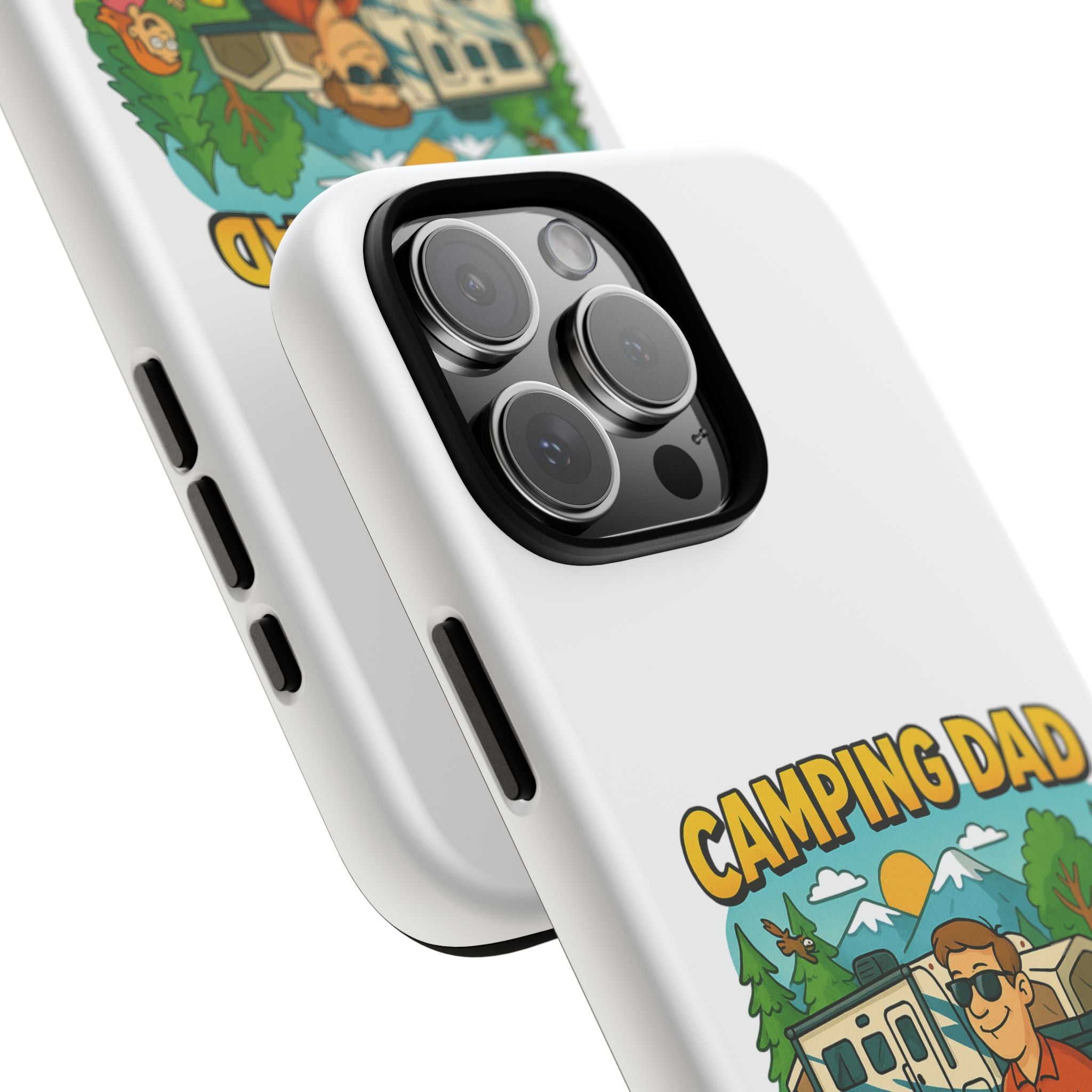 Camping Dad Phone Case - Unique Tough Cover for Outdoor Dads