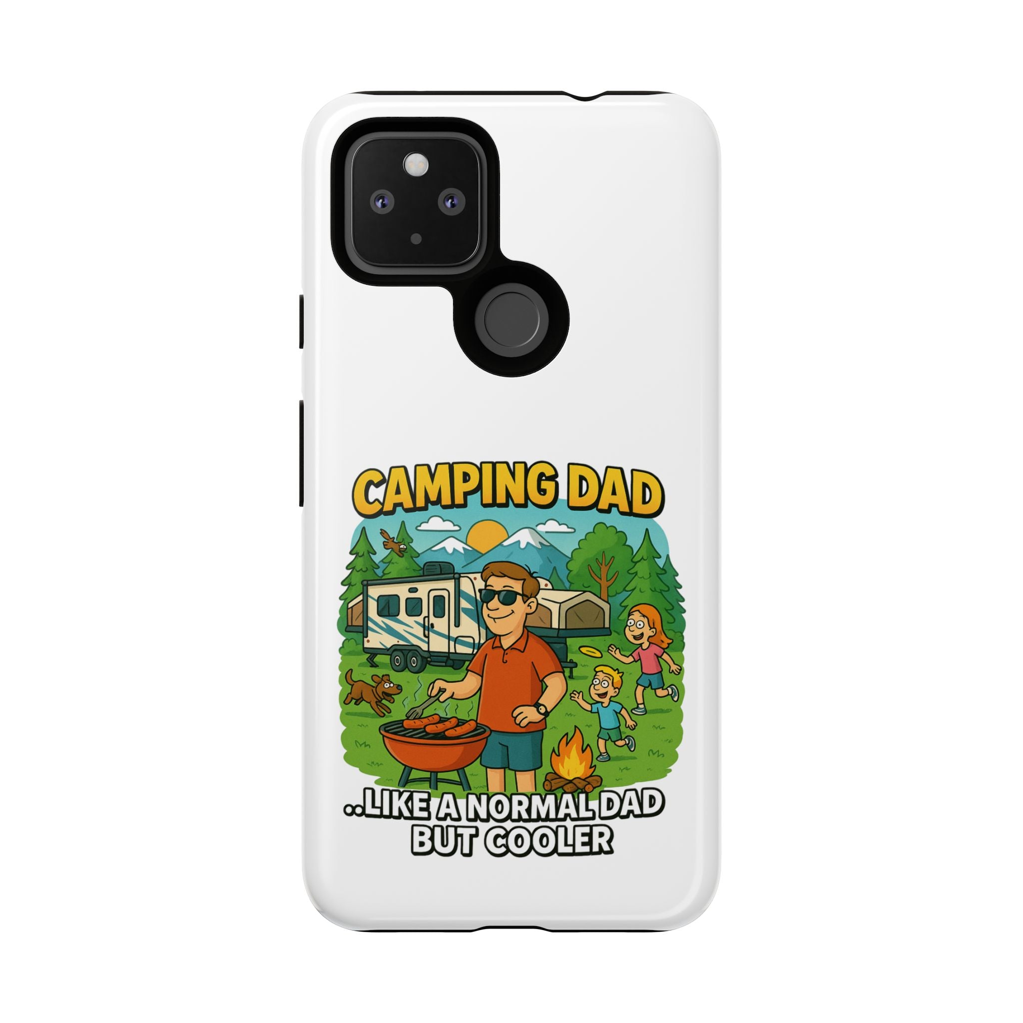 Camping Dad Phone Case - Unique Tough Cover for Outdoor Dads