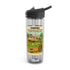 Camping Water Bottle, Funny Outdoor Gift, Hiking Hydration, Adventure Accessory, Eco-friendly Drinkware
