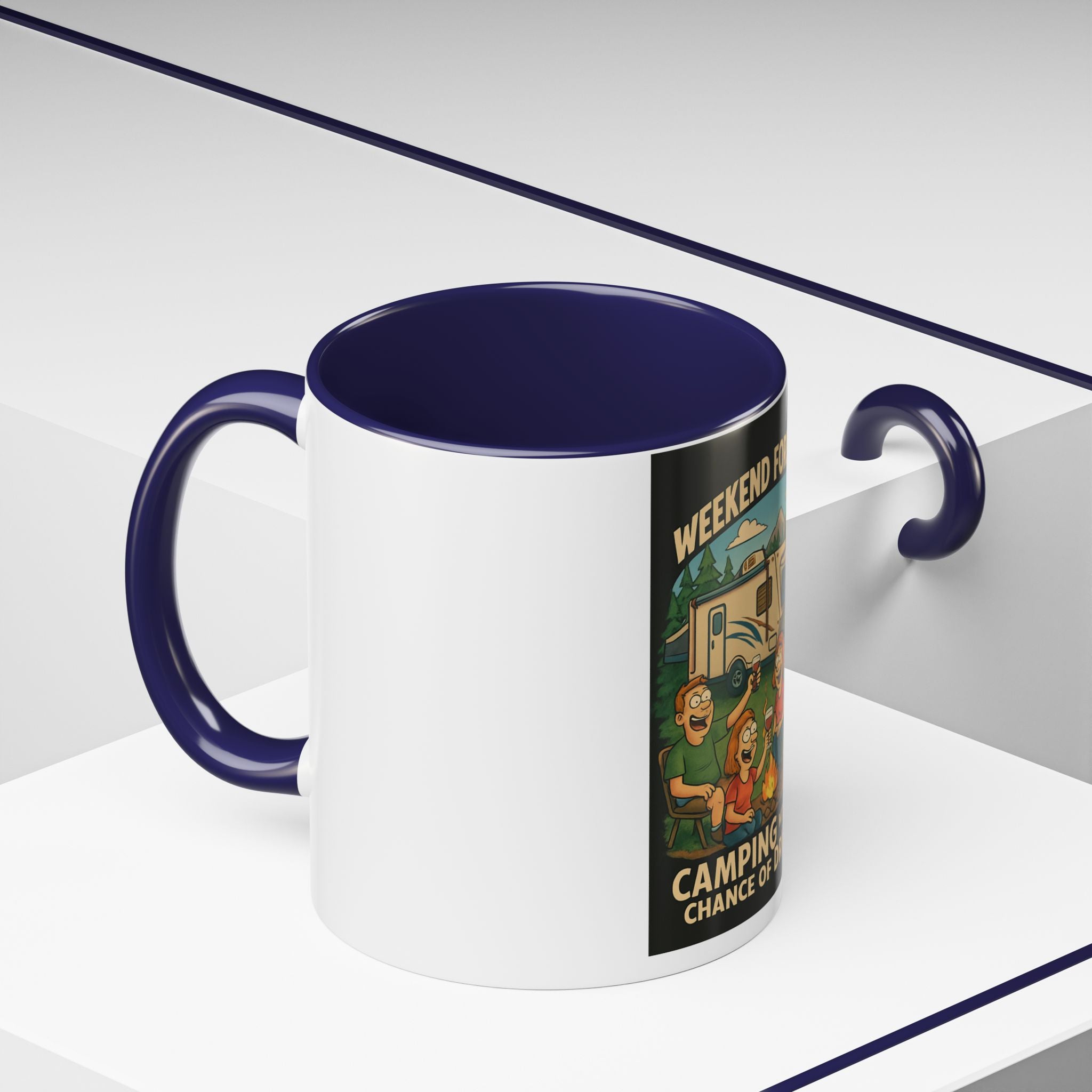 Camping Forecast Coffee Mug | Outdoor Adventure Gift | Funny Camper Mug | Gift for Campers | Camping Enthusiast Decor