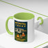 Camping-Themed Accent Coffee Mug | Perfect for RV Lovers, Campers, Travelers, Cozy Nights, Outdoor Adventures, Unique Gift Ideas