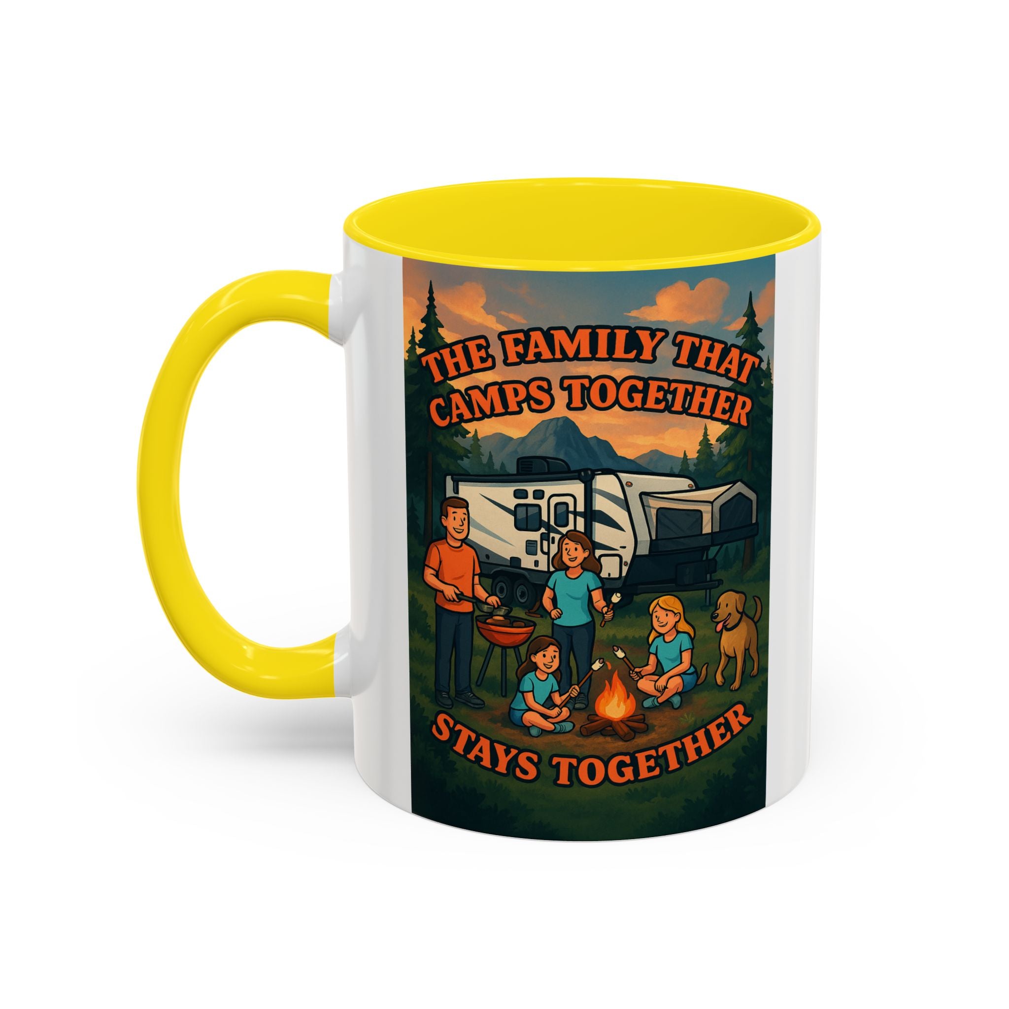 Camping Family Coffee Mug - Adventure, Nature, Family Time, Outdoor Enthusiasts, Gift for Campers