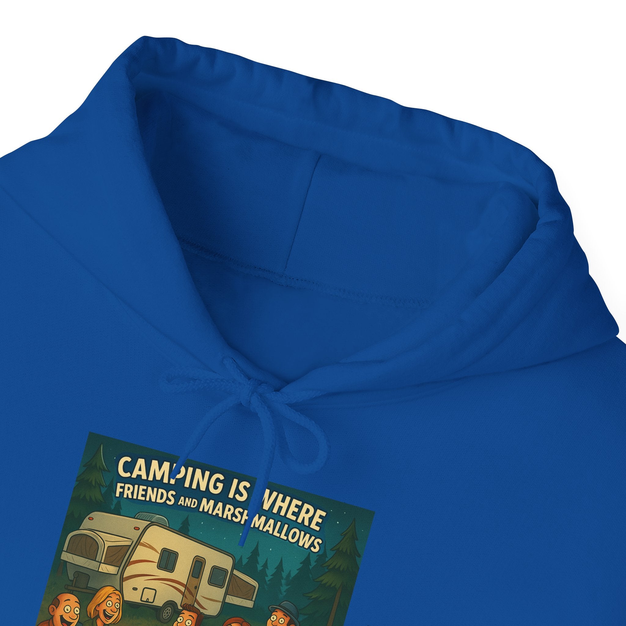 Vintage Camping Unisex Hooded Sweatshirt - Cozy Outdoor Lover Gift, Great for Campfire Nights, Adventure Apparel