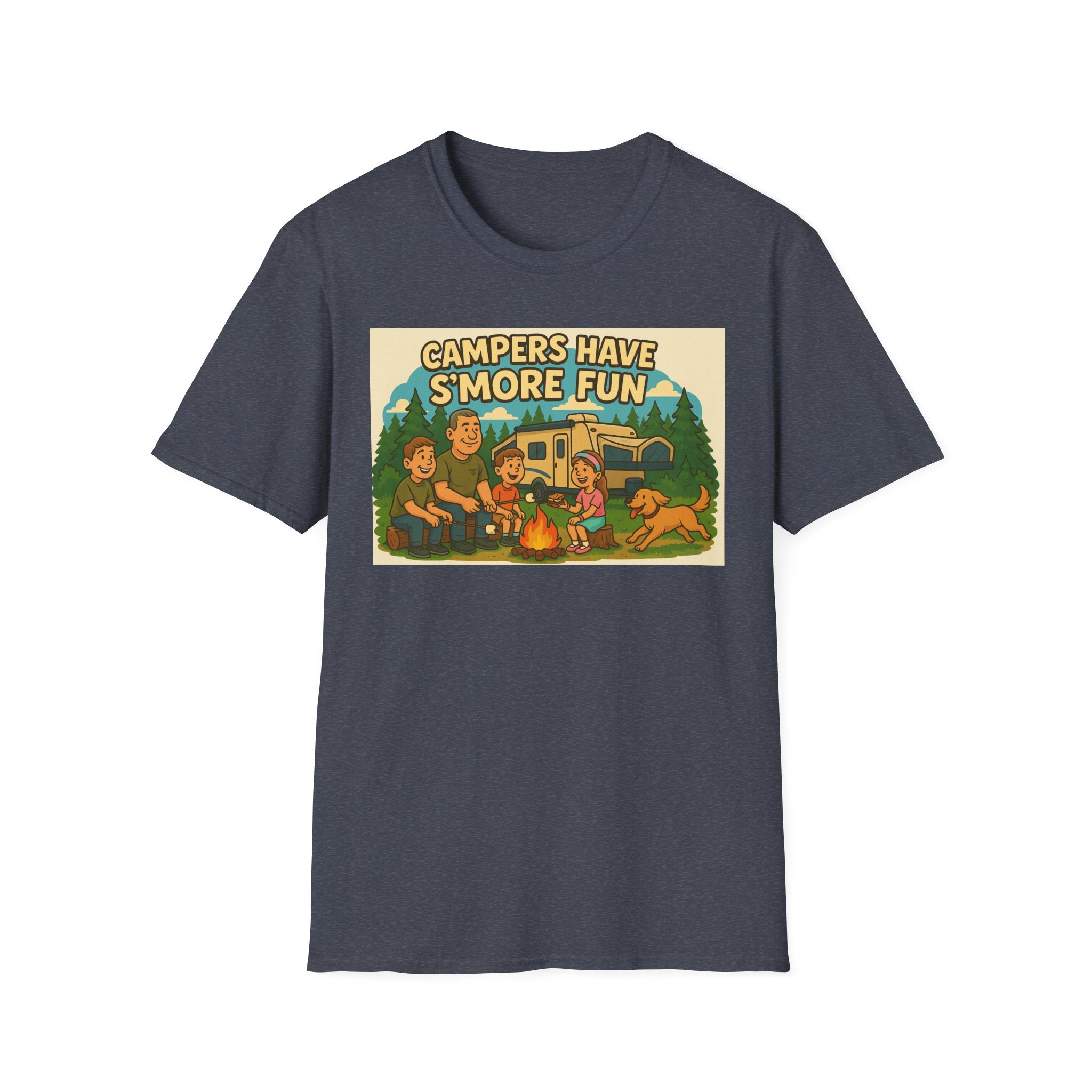 Campers Have S'more Fun Unisex Softstyle T-Shirt
