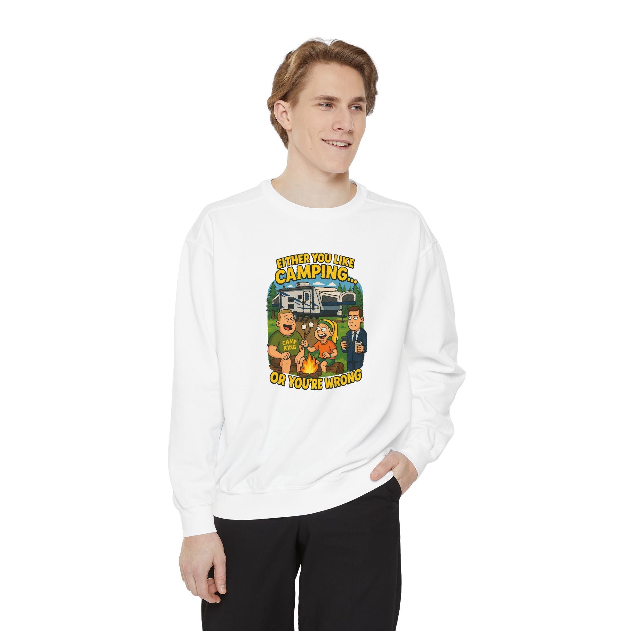 Camping Adventure Sweatshirt - Perfect for Outdoor Lovers
