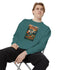 Cozy Unisex Garment-Dyed Sweatshirt with Retro Design, Perfect for Relaxing, Gift for Friends, Casual Wear, Fall Fashion, Warm Layer