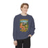Unisex Garment-Dyed Sweatshirt - Donating Blood One Mosquito at a Time