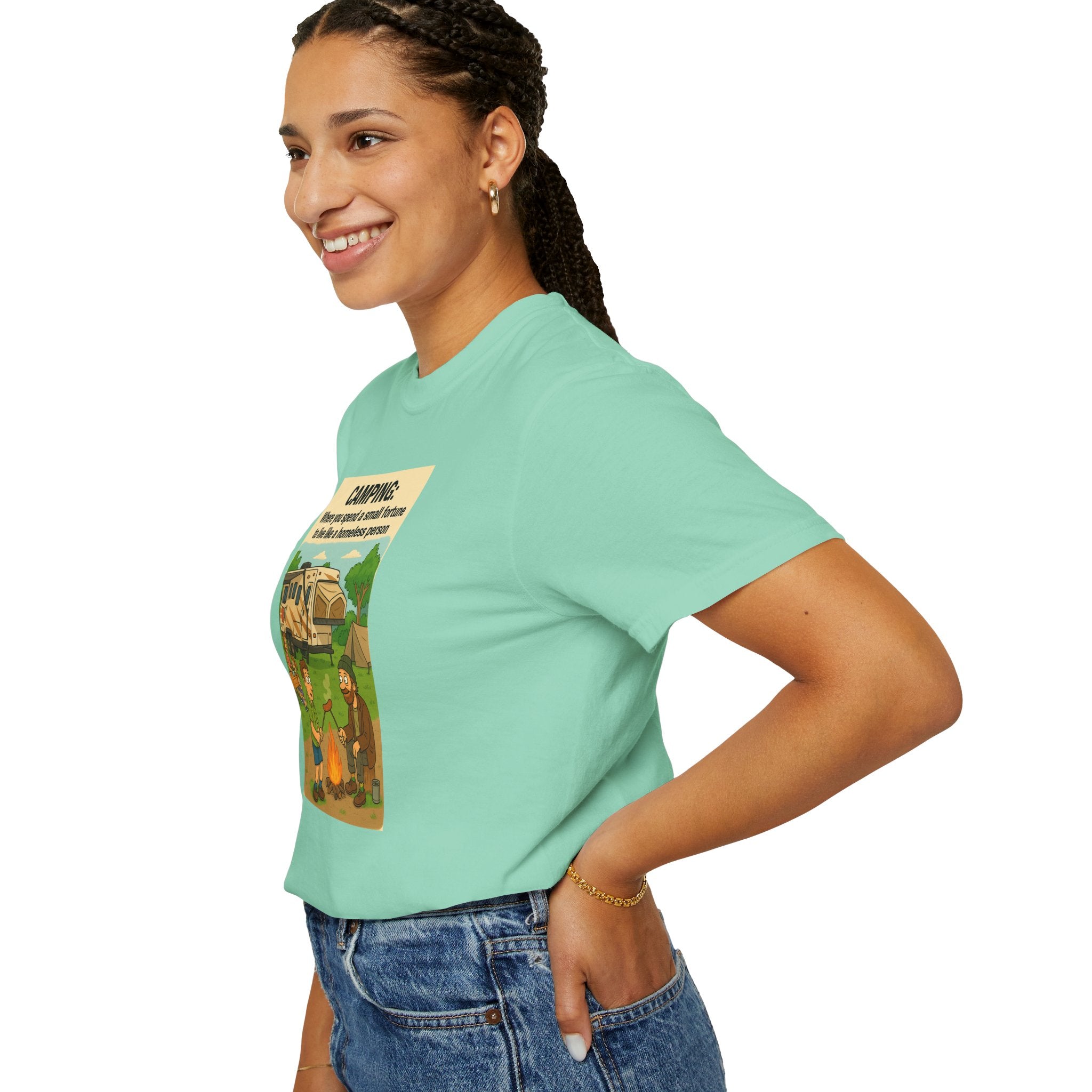 Camping Humor T-Shirt, Unisex Graphic Tee, Adventure Gift, Outdoor Lover Apparel, Funny Camping Shirt