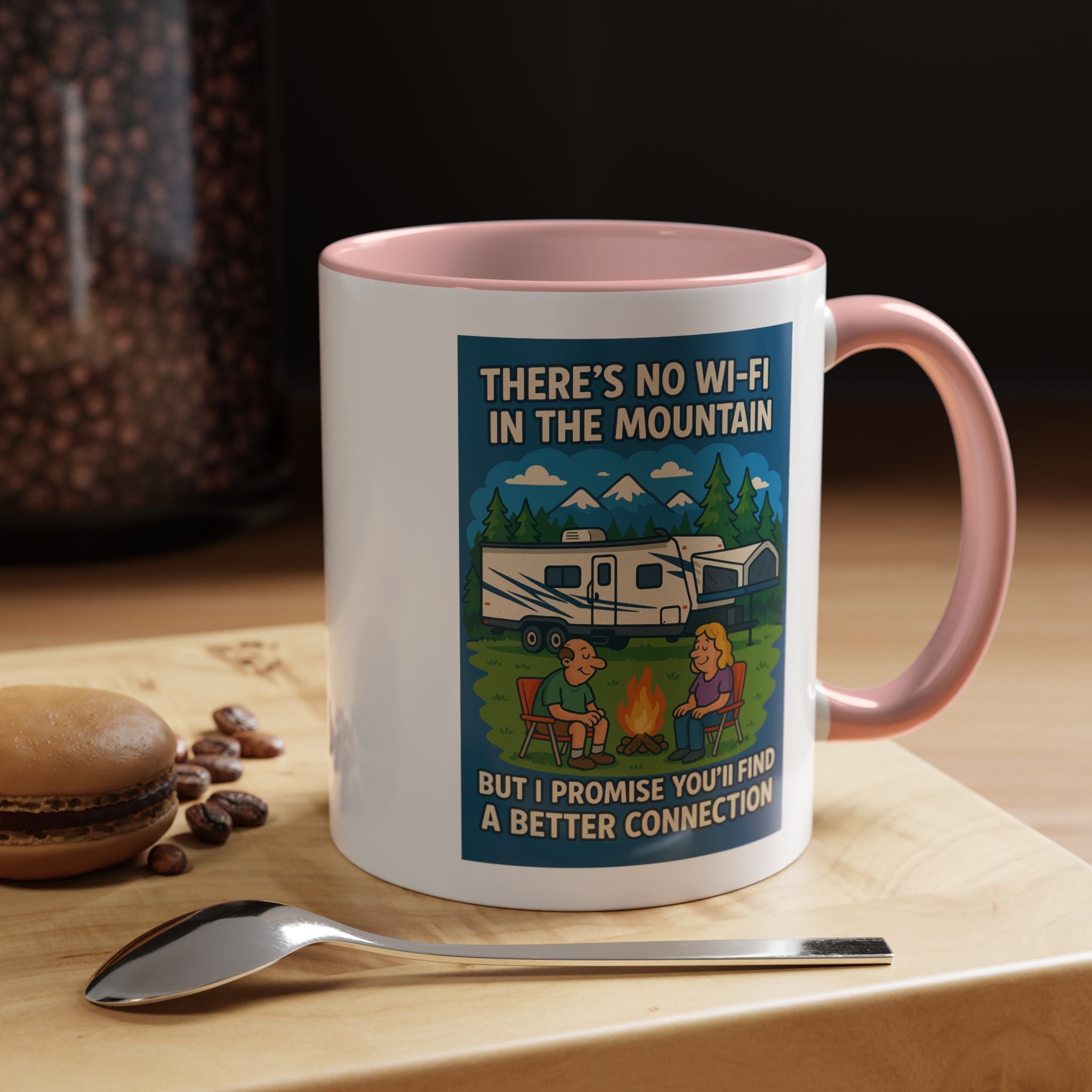 Nature Connection Coffee Mug - Adventure, Camping, Outdoor Gift, Travel Mug, Hiking Coffee Cup