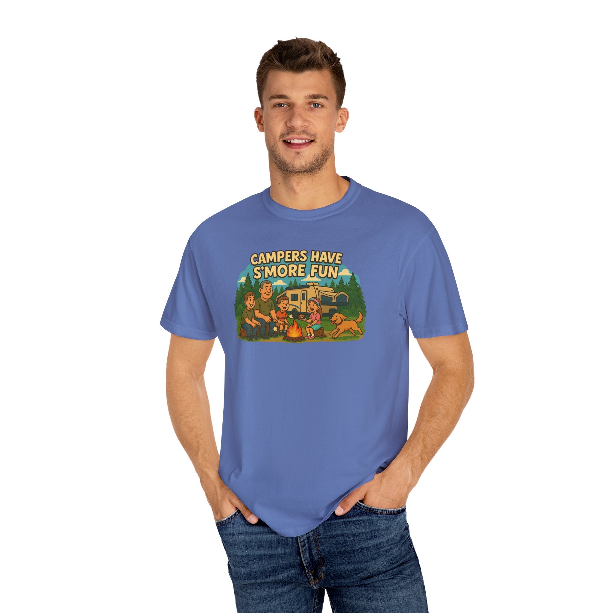 Camping T-Shirt for Outdoor Lovers, Perfect Gift for Campers, Adventure Tee, Vacation Shirt, Summer Fun Merchandise