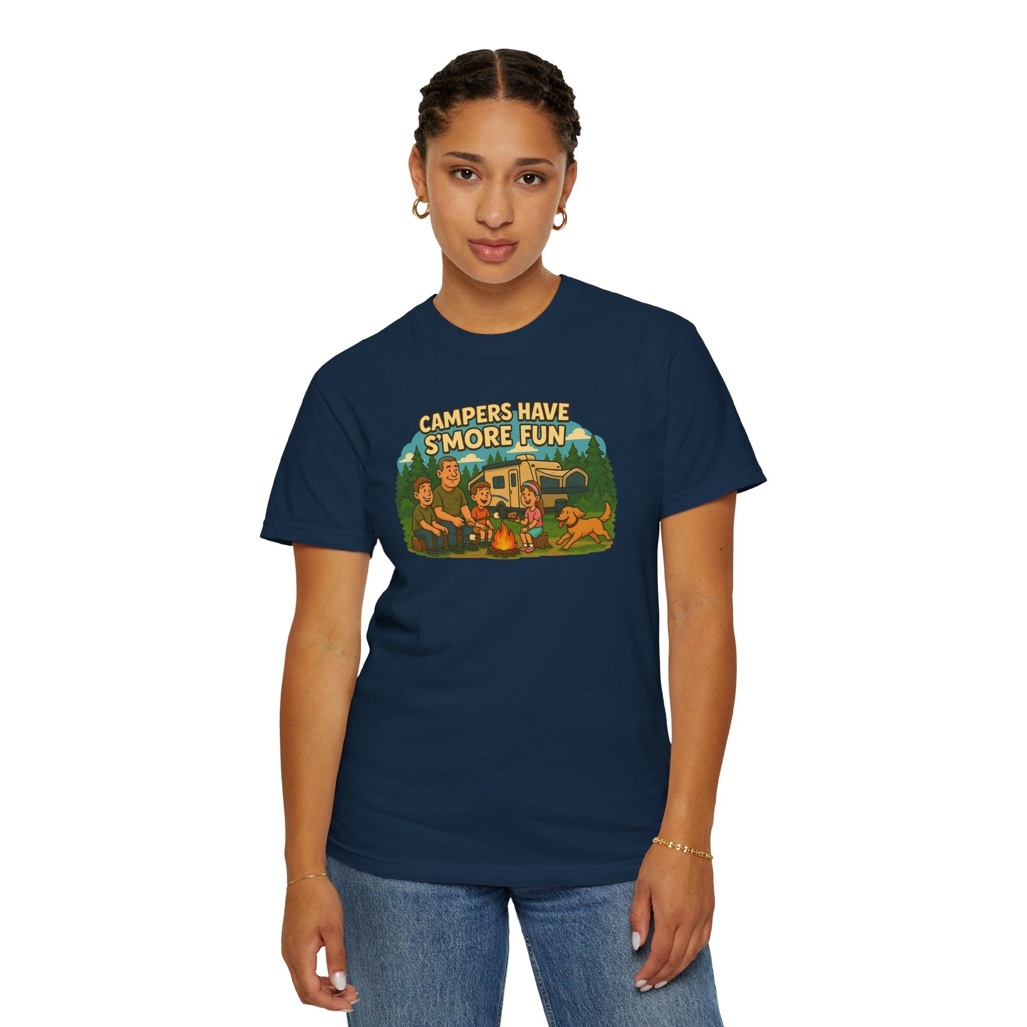 Camping T-Shirt for Outdoor Lovers, Perfect Gift for Campers, Adventure Tee, Vacation Shirt, Summer Fun Merchandise