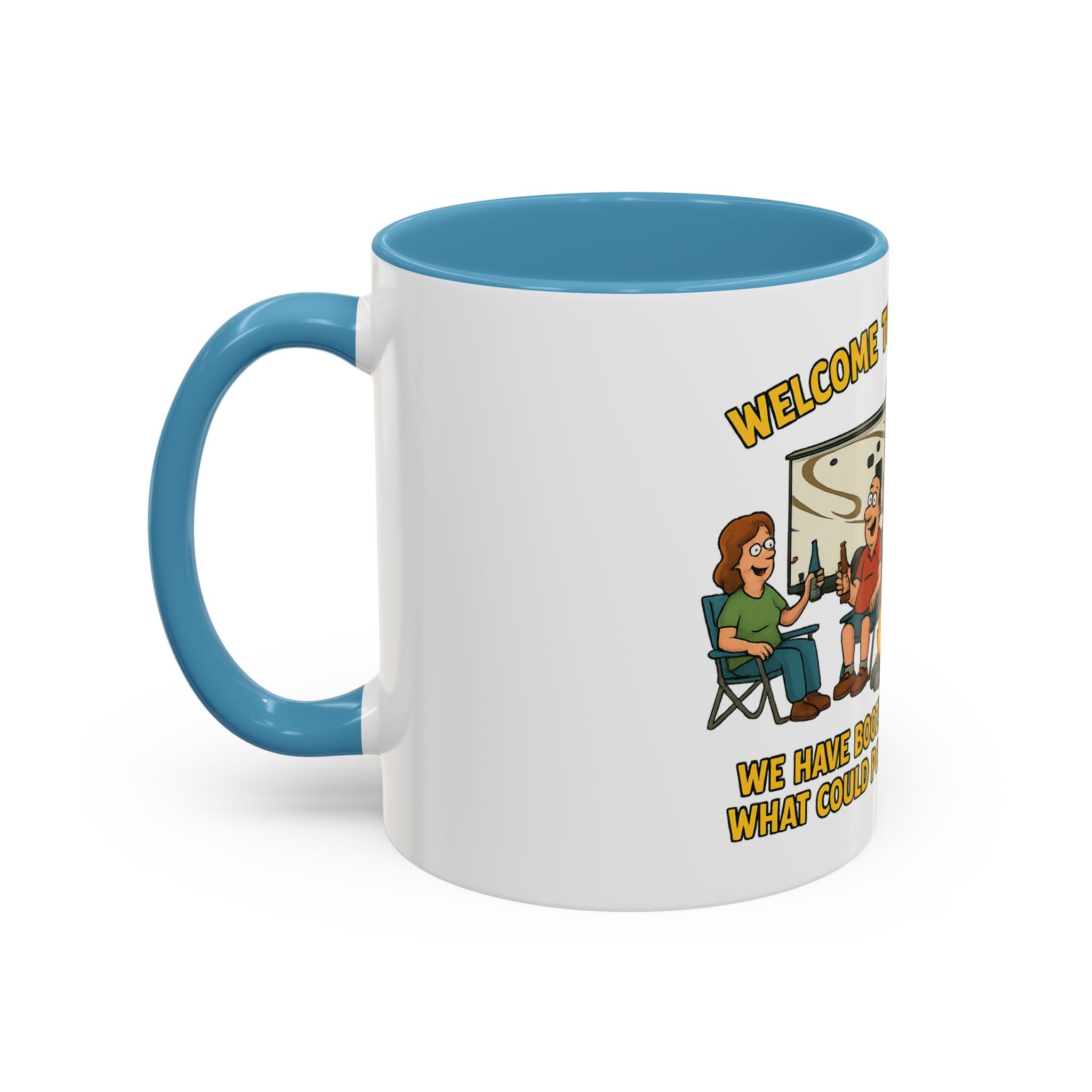 Cozy Firepit Mug | Ideal for Camping Lovers, Humorous Coffee Gifts, Outdoor Gatherings, Funny Kitchen Decor, Welcome Party Accessories