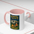 Camping-Themed Accent Coffee Mug | Perfect for RV Lovers, Campers, Travelers, Cozy Nights, Outdoor Adventures, Unique Gift Ideas