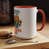 Camping Coffee Mug - Wine Solves the Rest - Fun Camper Mug for Nature Lovers, Gift for Adventurers, Travel Mug, Coffee Lover's Gift