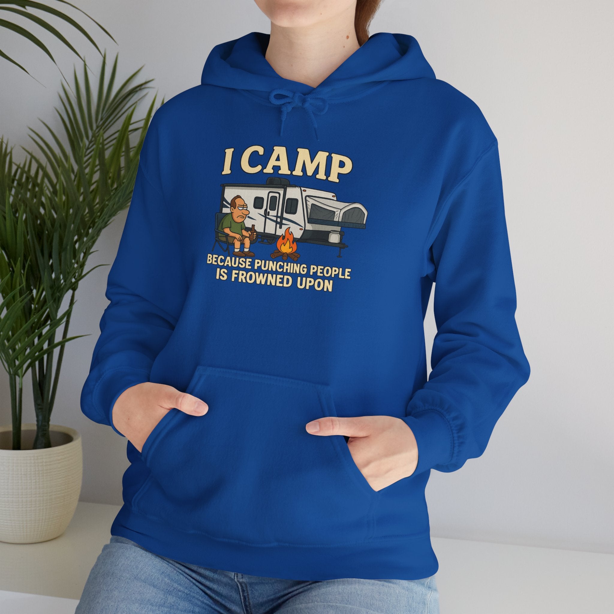 I Camp Unisex Heavy Blend™ Hoodie - Perfect for Outdoor Lovers