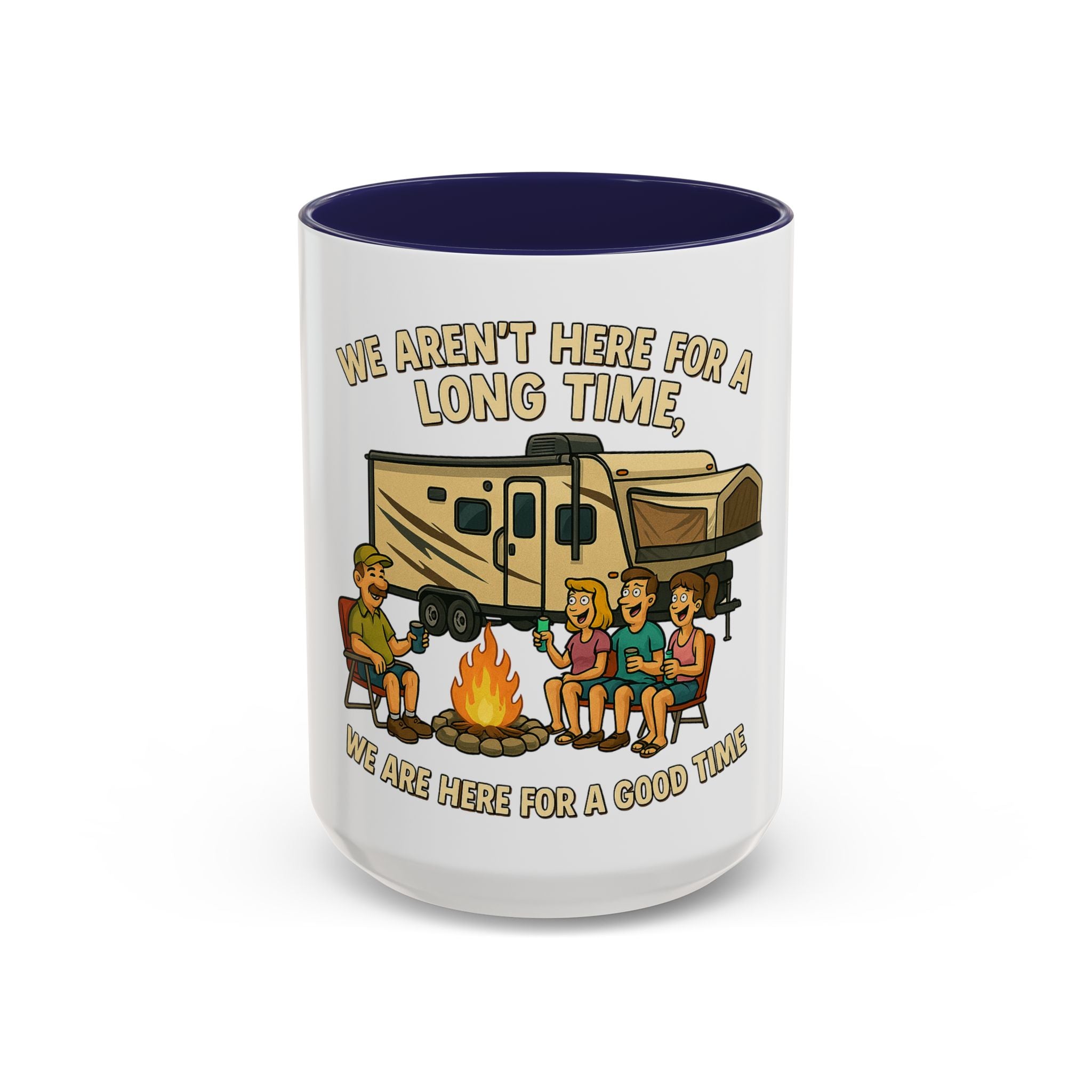 Camping Adventure Coffee Mug - Fun Quote Mug for Outdoor Enthusiasts