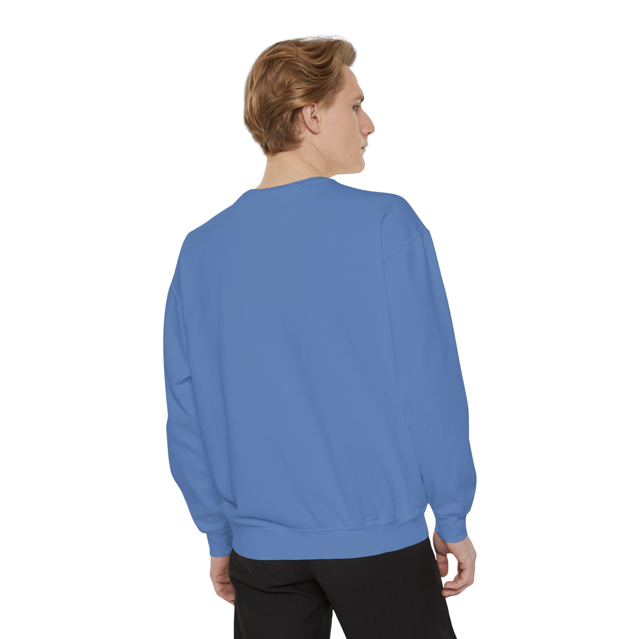 Unisex Garment-Dyed Sweatshirt - Camping is where friends and marshmallows get toasted at the same time