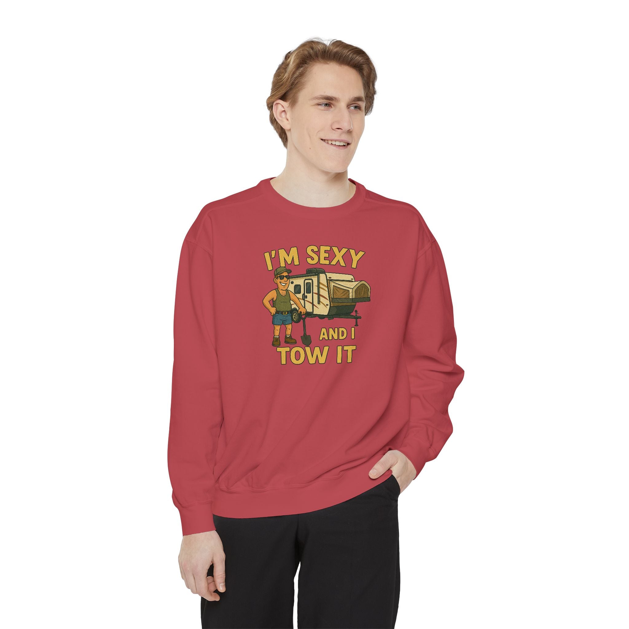 Funny Tow Truck Sweatshirt, Unisex Garment-Dyed Pullover, Casual Gift for Drivers, Trucking Humor Apparel, Cozy Fall Outfit, Perfect [...]