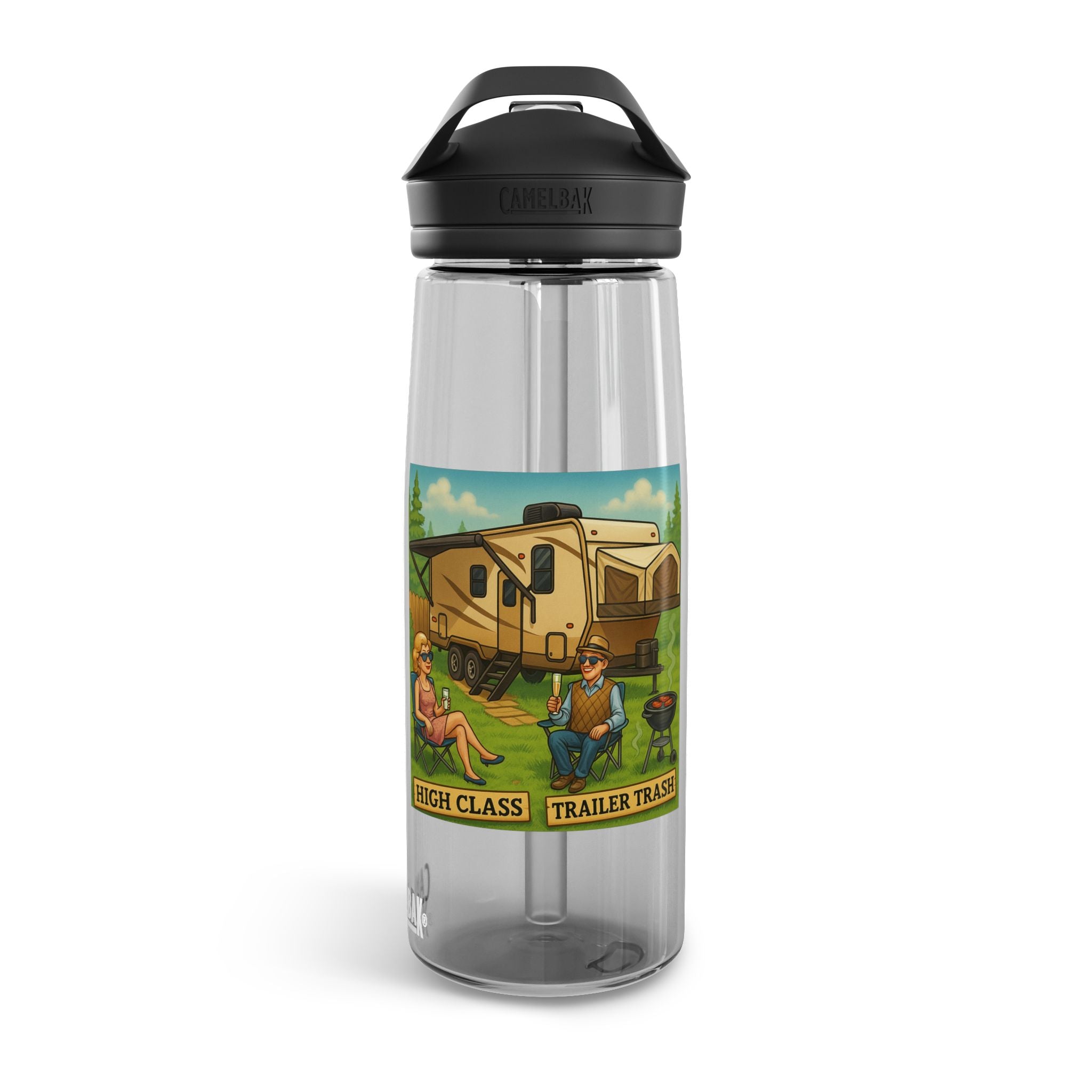 High Class Trailer Trash Water Bottle