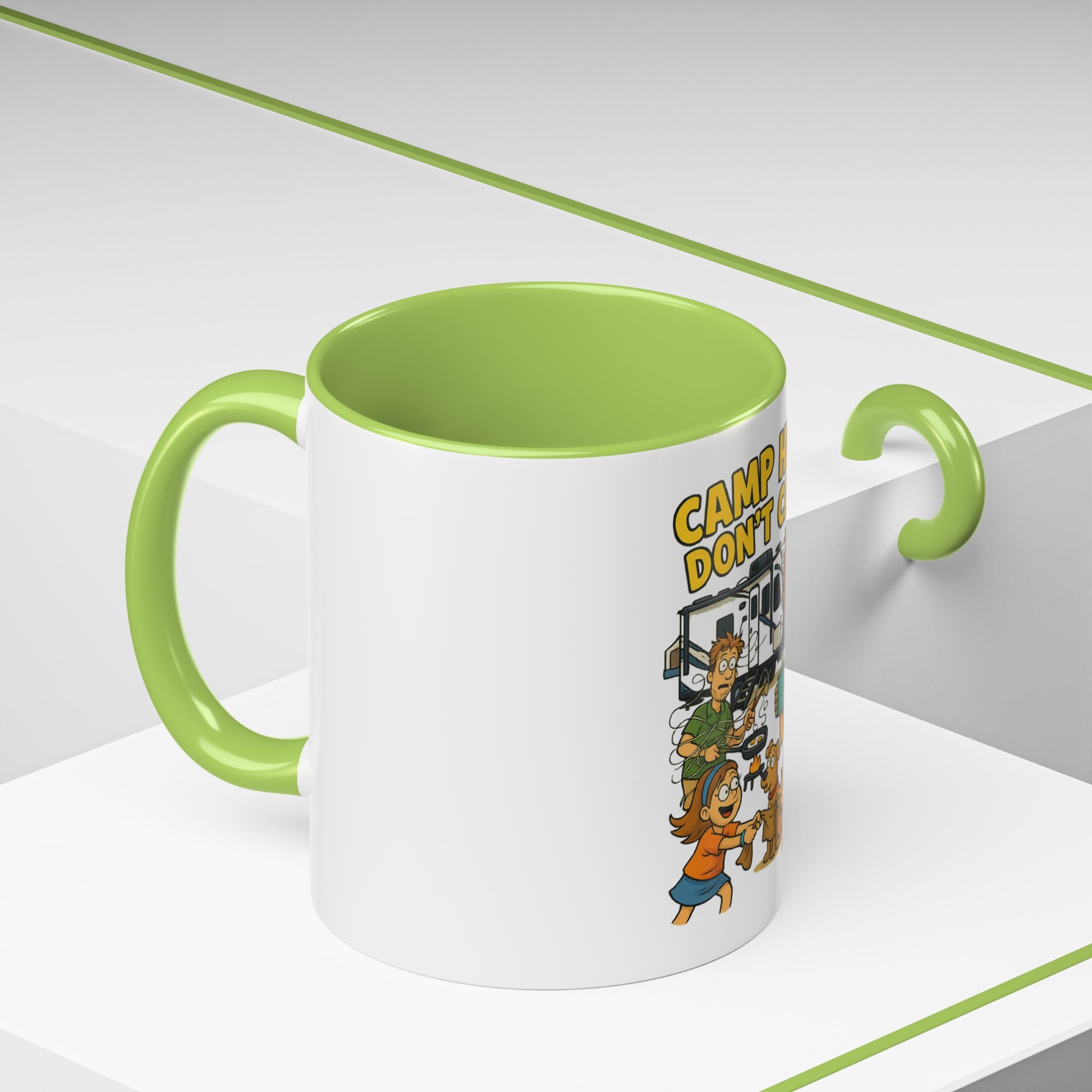 Camp Hair Coffee Mug, Funny Mug for Campers, Outdoor Lover Gift, Family Camping Mug, Humorous Coffee Cup